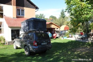 Camping im Garten