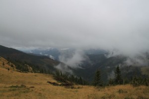 Auf 1600m in den Wolken
